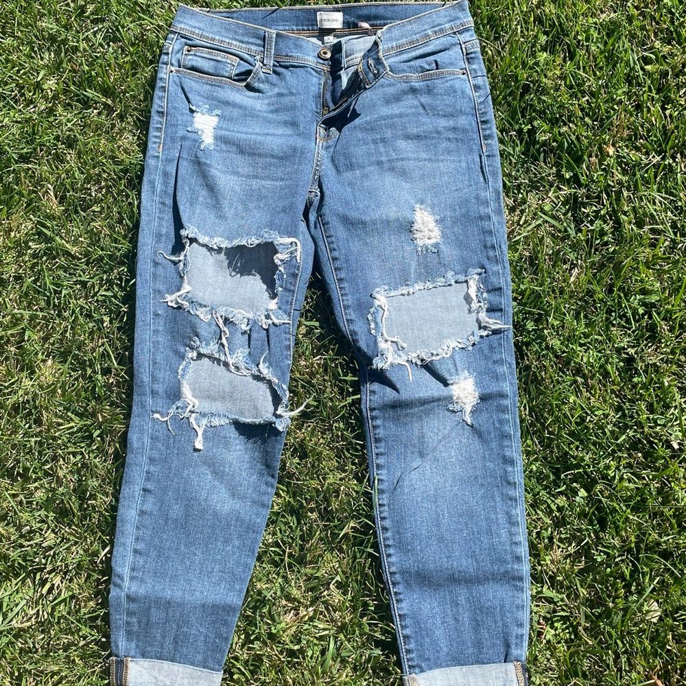 Mom jeans cropped